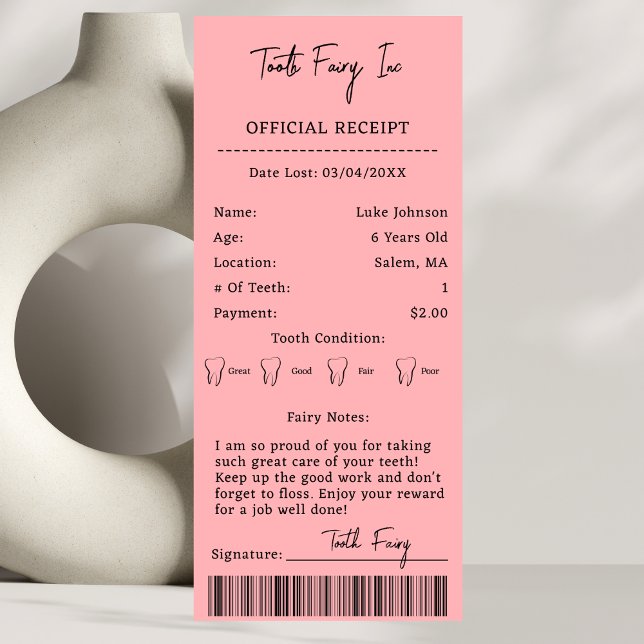 Convite Crianças Letra Dente Certificado 1 rua Dente Perdi (Criador carregado)