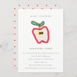 Convite Crianças Modernas Desenharam Chá de fraldas de Fru