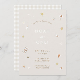 Convite Crianças Neutras - Tema do Partido da Piscina de P