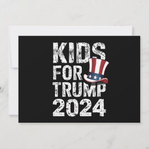 Convite Crianças Para Trump Eleição EUA 2024