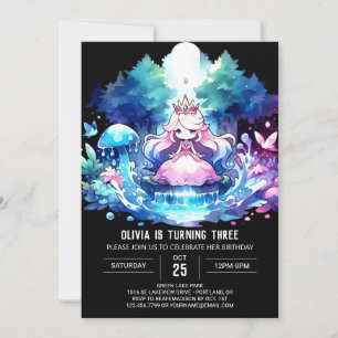 Convite Crianças Princesa Aniversário