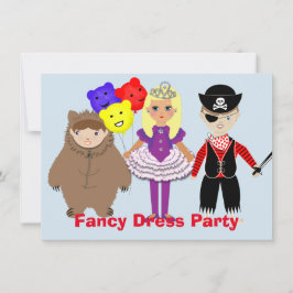 Convite Crianças, Rico Bonito Vestido Festa Ameaçada