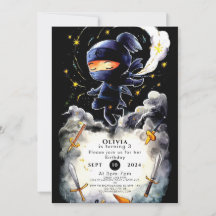 Crianças Simples Ninja Birthday