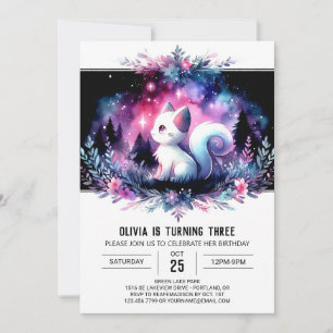 Convite Crianças Whimsso Cat Aniversário