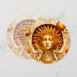 Convite Crie a sua própria Deusa do Sol Steampunk