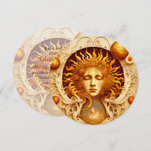 Convite Crie a sua própria Deusa do Sol Steampunk