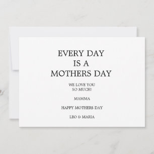 Convite Crie a sua própria placa de Feliz dia de as mães p