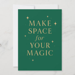 Convite Crie Espaço para Sua Magia