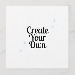 Convite Crie o Seu Próprio