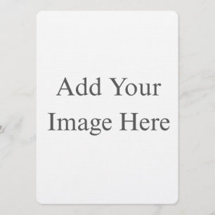 Convite Crie o Seu Próprio branco