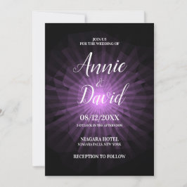 Convite Crie O Seu Próprio Casamento Poligon Sunburst