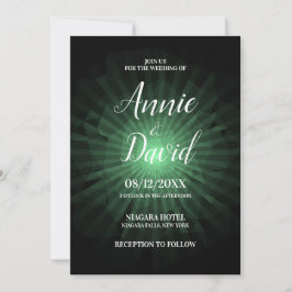 Convite Crie O Seu Próprio Casamento Poligon Sunburst