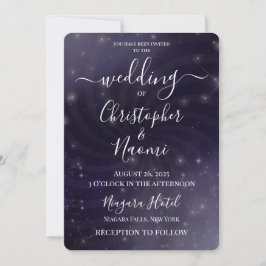 Convite Crie o seu próprio - espiral noturno