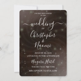 Convite Crie o seu próprio - espiral noturno