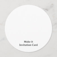 Crie seu círculo personalizado de 5,25" x 5,25"