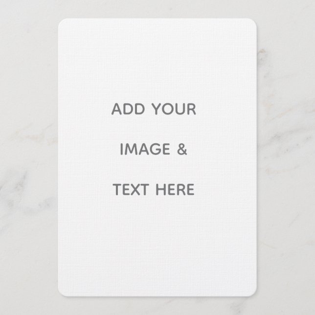 Convite Crie seu próprio branco  (Frente)