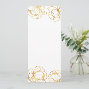 Convite Crie seu próprio branco elegante