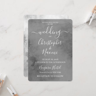 Convite Crie Seu Próprio Casamento com Textura Vintage