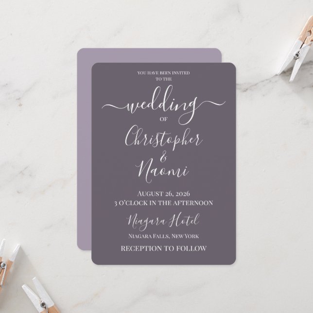 Convite Crie Seu Próprio Casamento Personalizado (Frente/Verso In Situ)