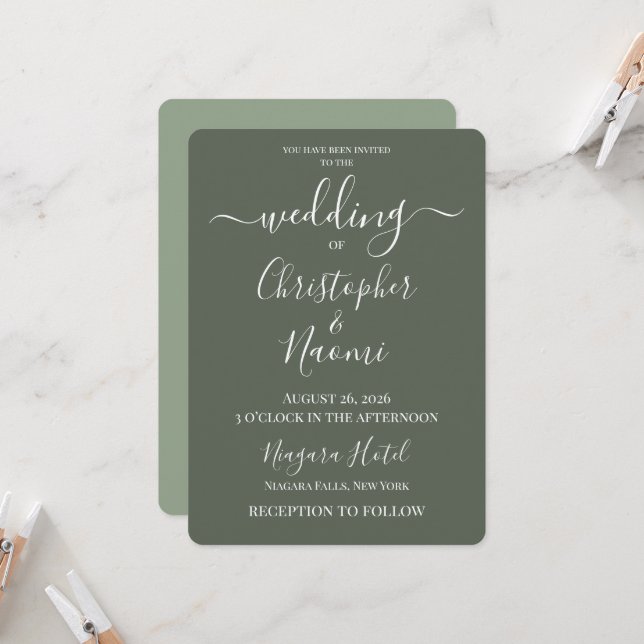 Convite Crie Seu Próprio Casamento Personalizado (Frente/Verso In Situ)