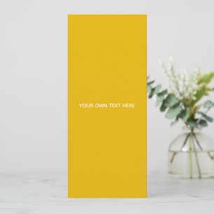 Convite Crie Seu Próprio Design Amarelo Personalizado
