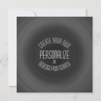 Convite Crie seu próprio design - personalizado
