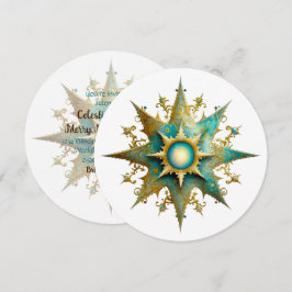 Convite Crie seu próprio Floco de Neve Yule Steampunk