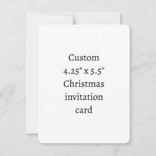 Convite Crie seu próprio Natal de 10,8 cm x 14 cm