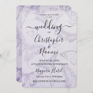 Convite Crie seu próprio papel de borboleta suave