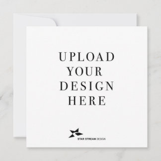 Convite Crie Seu Próprio Quadrado de Design