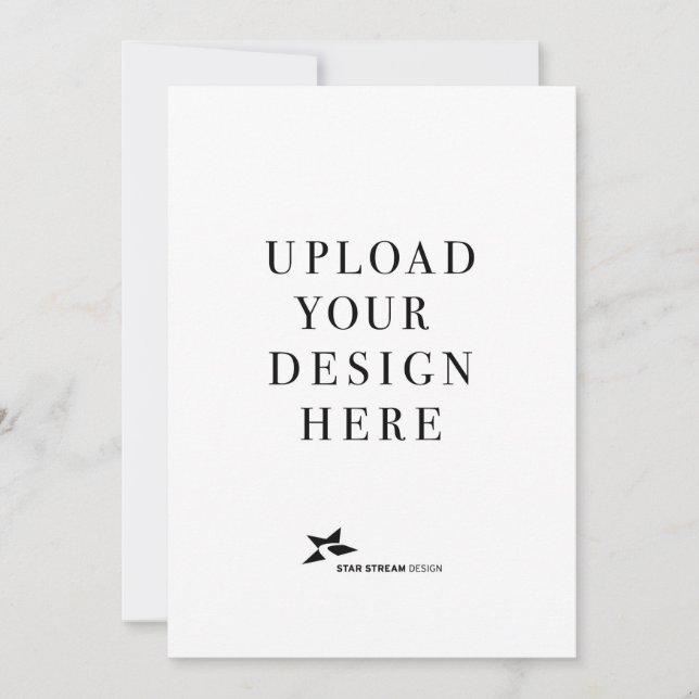 Convite Crie Seu Próprio Retrato 5x7 (Frente)