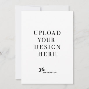 Convite Crie seu próprio retrato 5x7