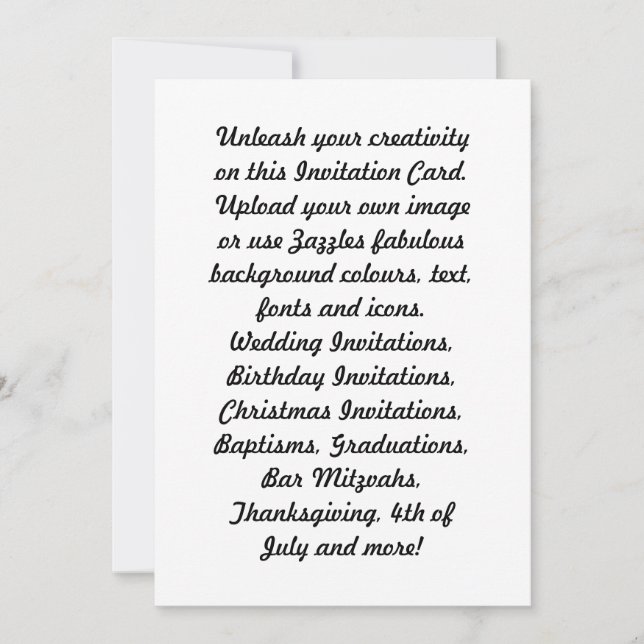 Convite Crie seus próprios Anúncios de Celebração/ (Frente)