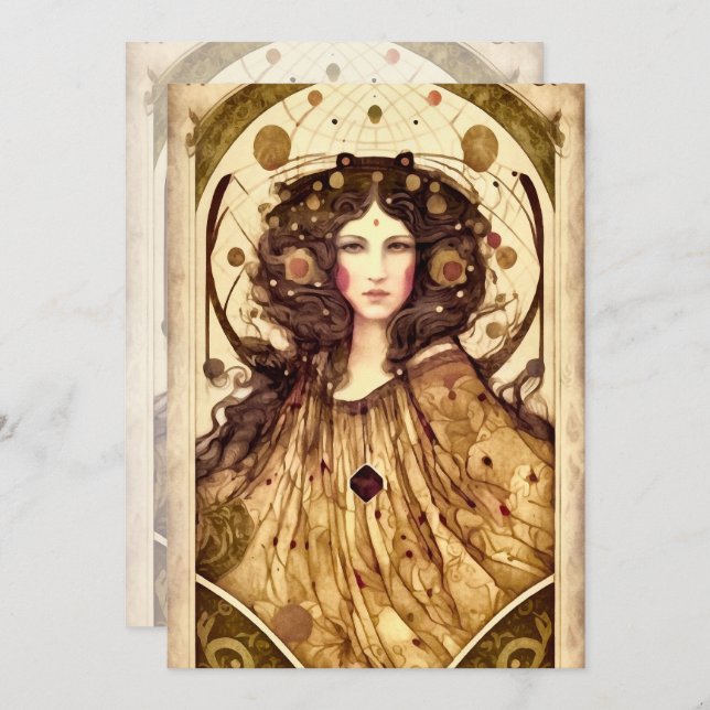 Convite Crie Sua Própria Bruxa Vitoriana (Frente/Verso)