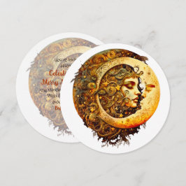 Convite Crie sua própria Deusa da Lua do Véu