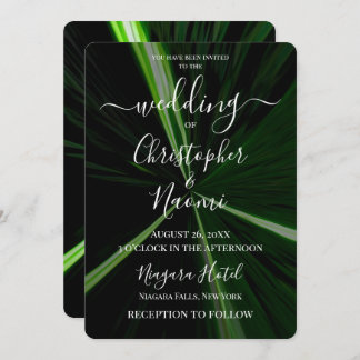 Convite Crie sua própria dobra verde