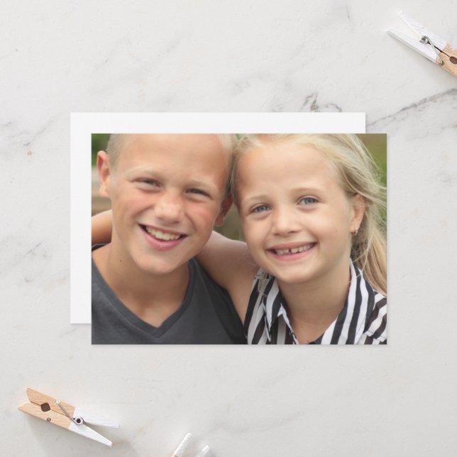 Convite Crie sua própria foto (Frente/Verso In Situ)