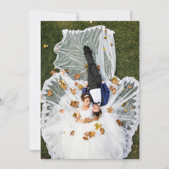 Convite Crie Sua Própria Foto Personalizada (Frente)