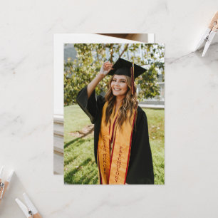 Convite Crie Sua Própria Foto Personalizada de Graduado 2