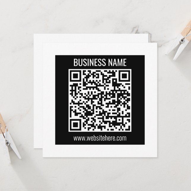 Convite Crie um código QR moderno instantaneamente (Frente/Verso In Situ)