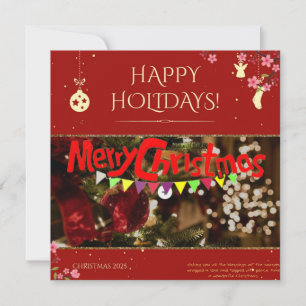 Convite Crismas feliz Para Todos