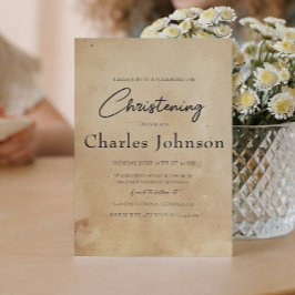 Convite Cristing de Filho Russo Simples e Elegante