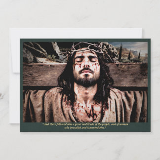 Convite Cristo a Caminho do Calvário—Lucas 23:27 Bíblico