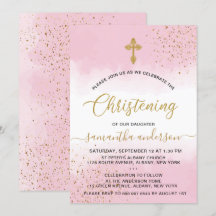 Cristo Dourado E Rosa De Aquarela