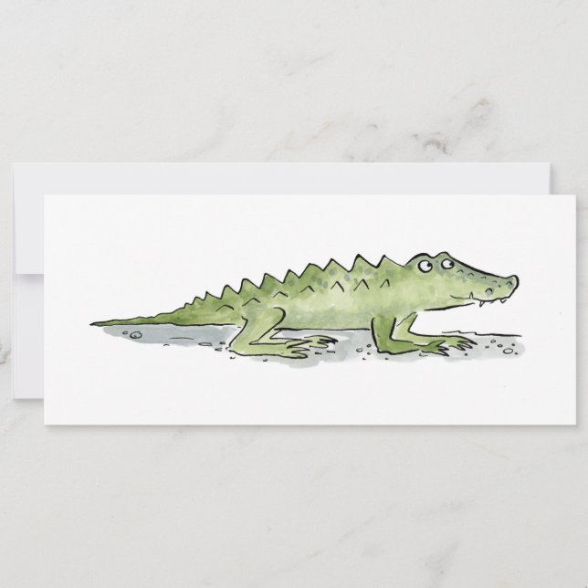 Convite Crocodilo (Frente)