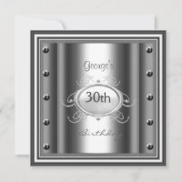 Cromo Festa de aniversário masculino