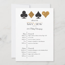 Convite Cronologia de Evento Corporativo de Las Vegas Dour