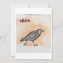 Convite Crow Greeting Card