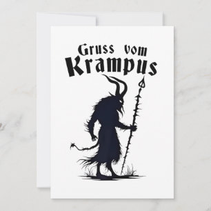 Convite Cruss Vom Krampus Natal Xmas Diabo Spooky