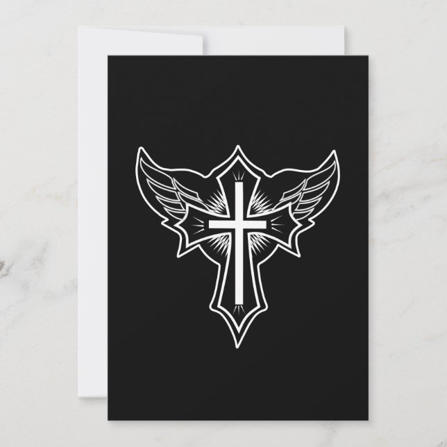 Convite Cruz cristã (Frente)